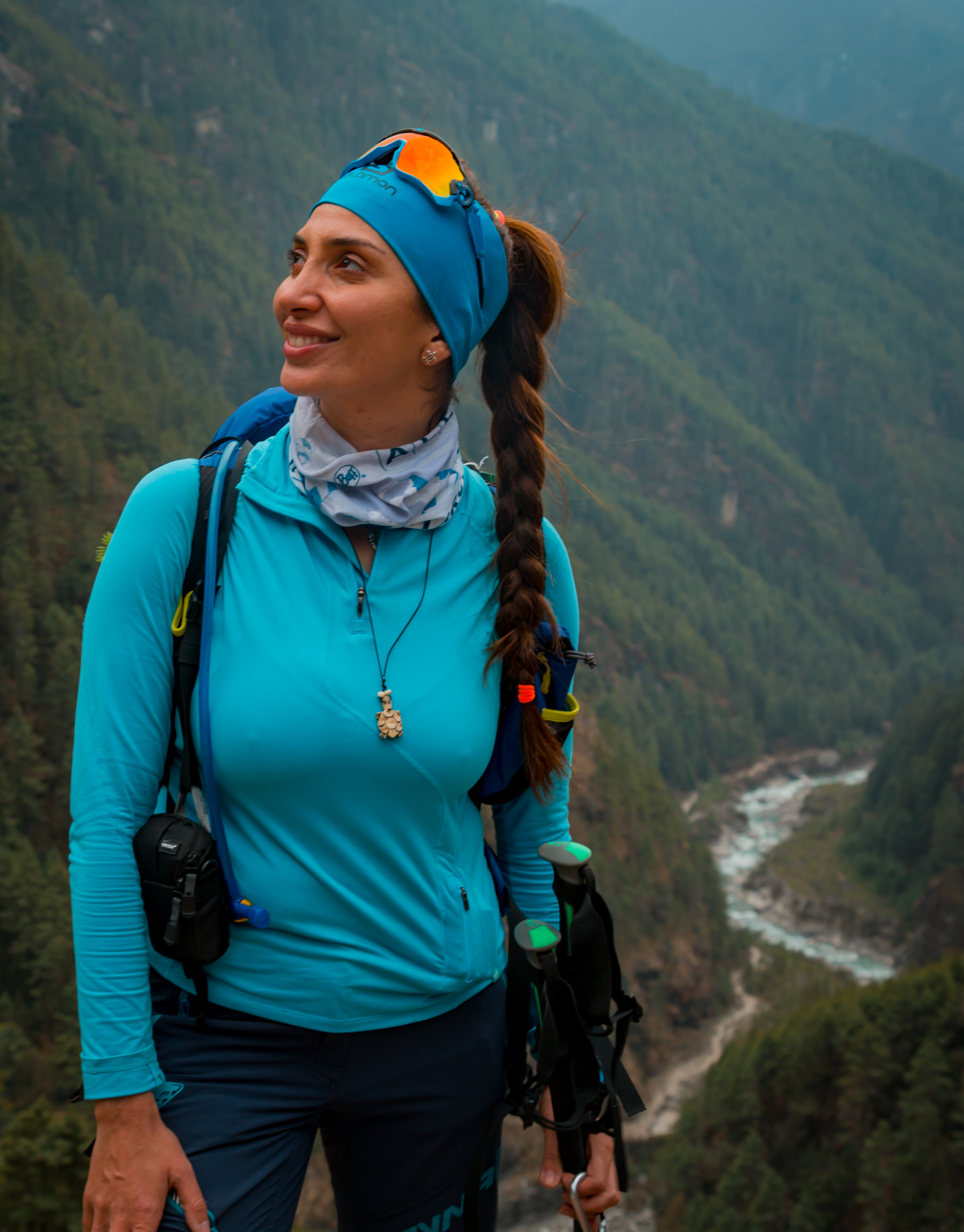 Dr. Joyce Azzam on mountain expedition